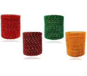 Velvet Glass Bangles PO 96