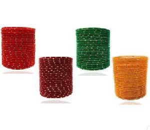 Velvet Glass Bangles PO 96