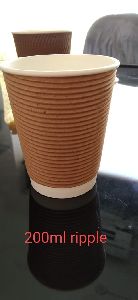 200ml Round Ripple Paper Cup