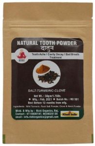 natural tooth powder