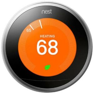 Google Nest Thermostat Smart Learning (3rd Generation, Stainless Steel) -T3007ES