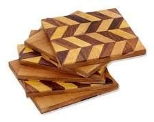 mango wood coaster