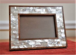 MOTHER OF PEARL PICTURES FRAME WOOD WITH FINISHING