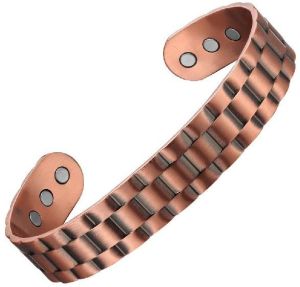 6 magnet indian handicrafts pure copper bracelet