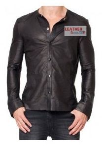 M10 Mens Leather Shirt