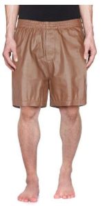 M5 Mens Leather Shorts