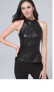 W5 Women Leather Top