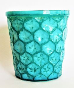 Green Glass Candle Votive