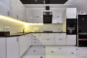 l shaped modular kitchen