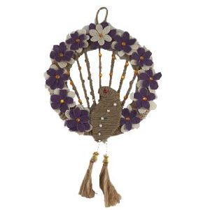 Jute Handmade Peacock Wall Hanging