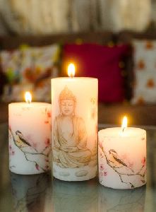 printed candles