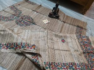 Madhubani Hand Painting Silk Suit