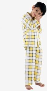 Boys Checkered Night Suit