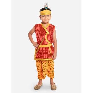 Boys kurta with leheriya dhoti