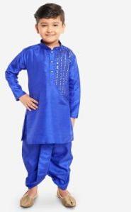 Boys Mirror Work Kurta Dhoti