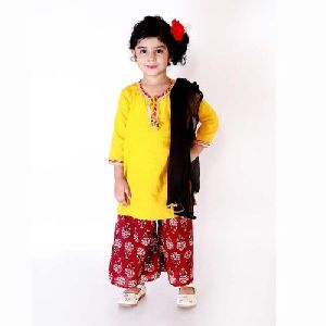 Girls Kurti and Palazzo Set