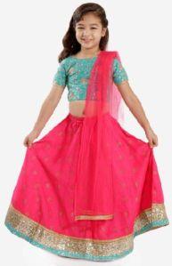 Kids Embroidered Lehenga Choli