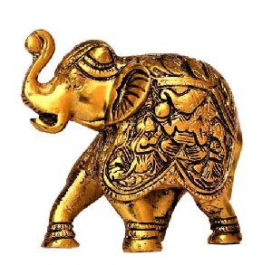 Brass Carved Elephant