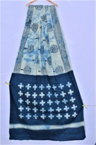 cotton block print sarees