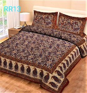 Jaipuri Cotton Print Bed Sheets