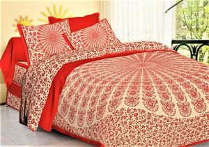 Jaipuri Jaal Print Bed Sheets