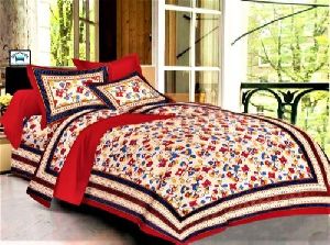 Jaipuri Print Double Bed Sheets