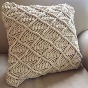 Macrame Crosia Cushion Covers