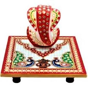 Marble Ganesh Chowki