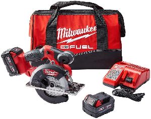 Milwaukee M18 Fuel 2782-22 Cordless Circular Saw Kit, 5-3/8 to 5-7/8 in Blade, 20 mm Arbor/Shank, 18