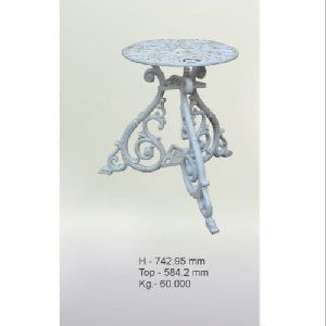 cast iron garden table