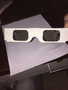 3D White Paper Glasses