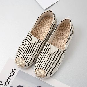 Canvas flat shoes for ladies