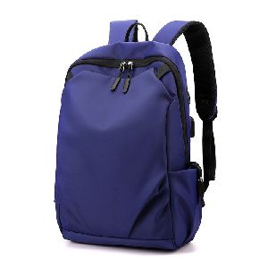 Mens blue backpack school