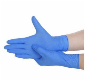 100 Pcs Nitrile Blue Durable Rubber Cleaning Hand Gloves Powder Latex