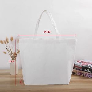 canvas white shopping BAG