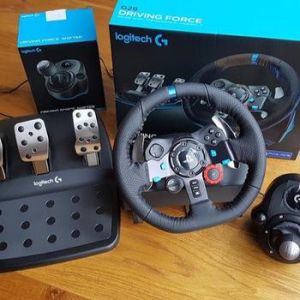 logitech dual-motor driving force g29 gaming racing wheel