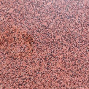 red granite slab