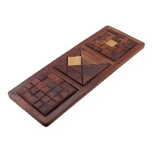 Wooden Rectangle Puzzle Game