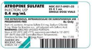 Atropine Sulphate Injection