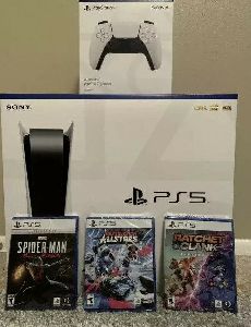 sony ps5 disc extra controller 3 games play station