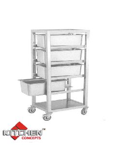 Food Pan Service Trolley