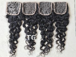 Brown dark lace Human Hair closure