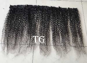 Remy Virgin Cambodian Curly Clip In Human Hair Extension Bundles