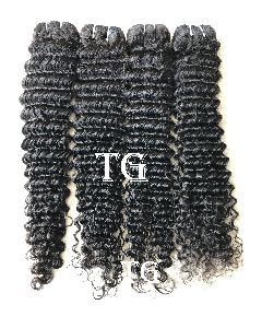 Deep Curly Unprocessed Cuticle Aligned Raw Remy Virgin Hair Bundles