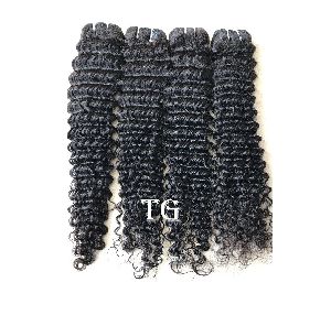 Wholesale Deep Curly Indian  Human Hair  Extension