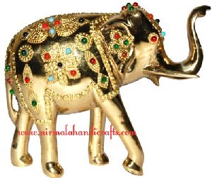 Brass Elephant Statue