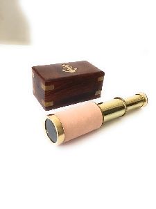 Brass Telescope 6 inches with Wooden Box