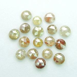 0.30 carat to 5 Carat Per Piece Gemone Diamonds Natural Color Rose Cut Icy Milky Loose Diamonds