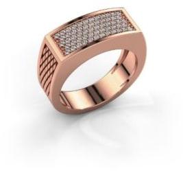 Men Rose Gold Ring