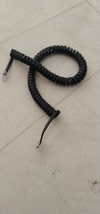Phone Extension Cord Curly Coil Line Cable Wire